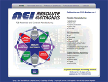 Tablet Screenshot of absoluteelectronics.net